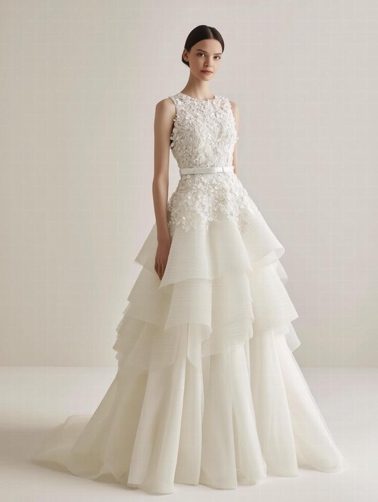 Embellished Wedding Gown photo