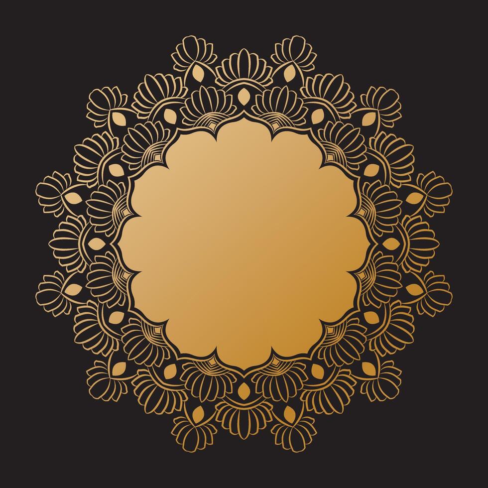 Modern Zen Mandala for Web Design vector