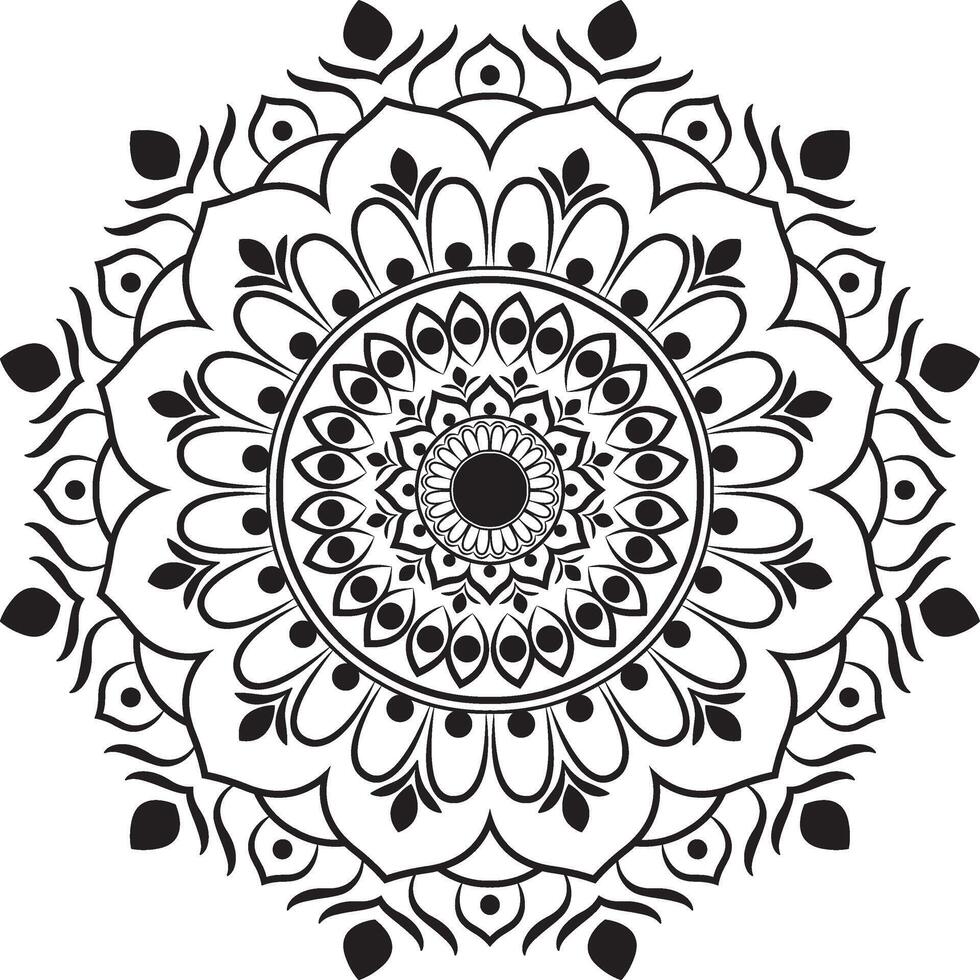 Minimal Mandala Art for Branding vector