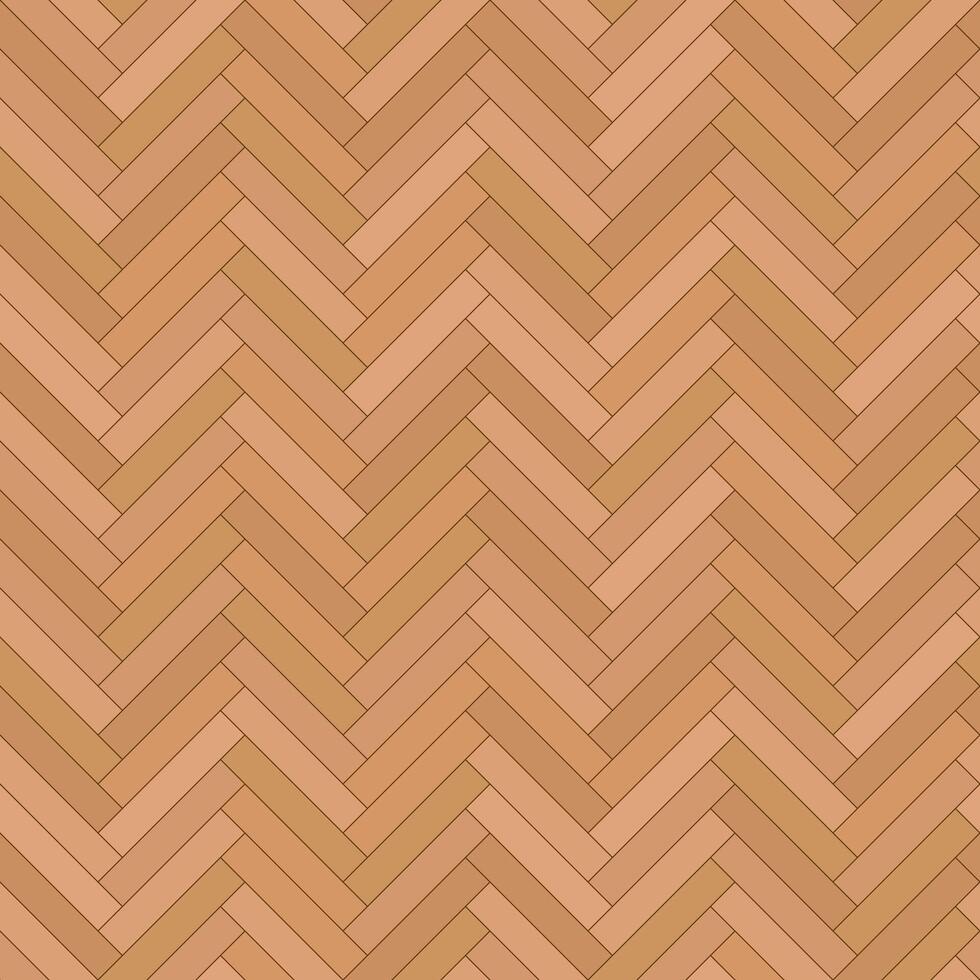 Parquet flooring - rectangles herringbone pattern, color seamless repeatable pattern texture background vector
