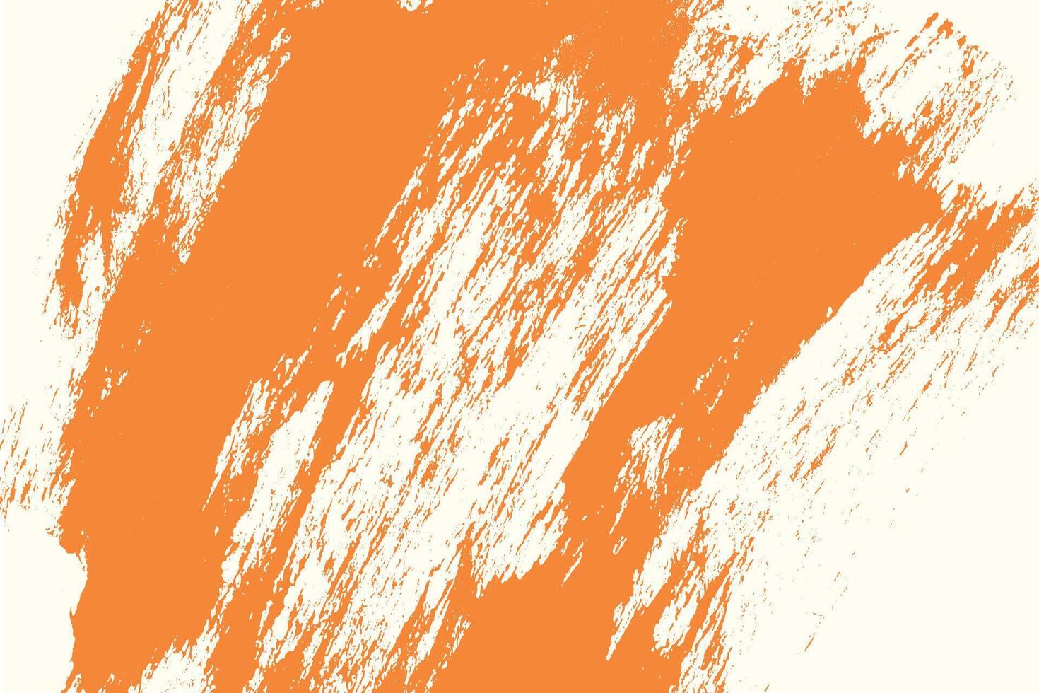 Grunge bold orange paint smudge, brush stroke background. Grungy texture banner template with space for text for presentations, cover, ad, website, poster, card. vector