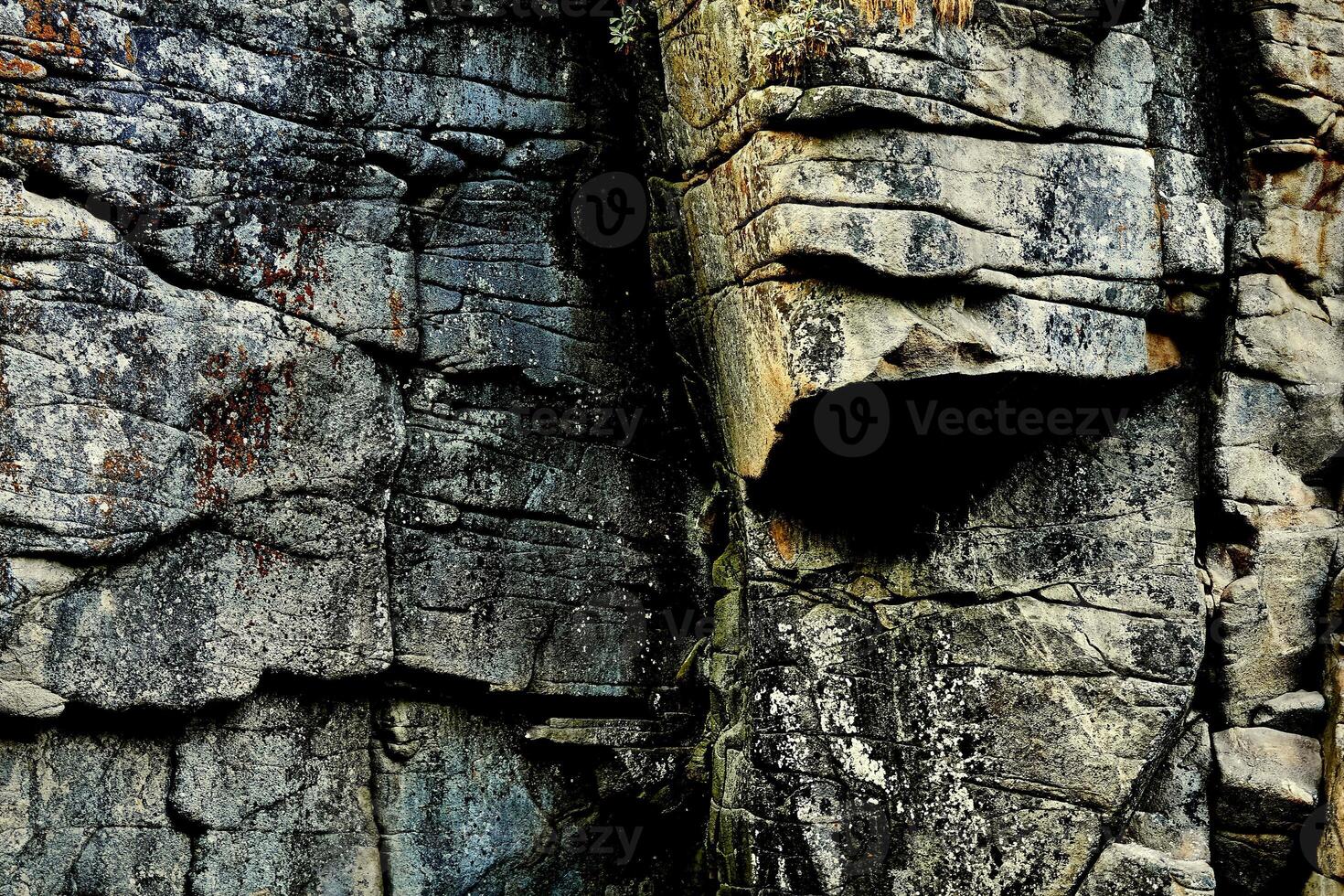 Rock stone formation.Cliff granite background photo