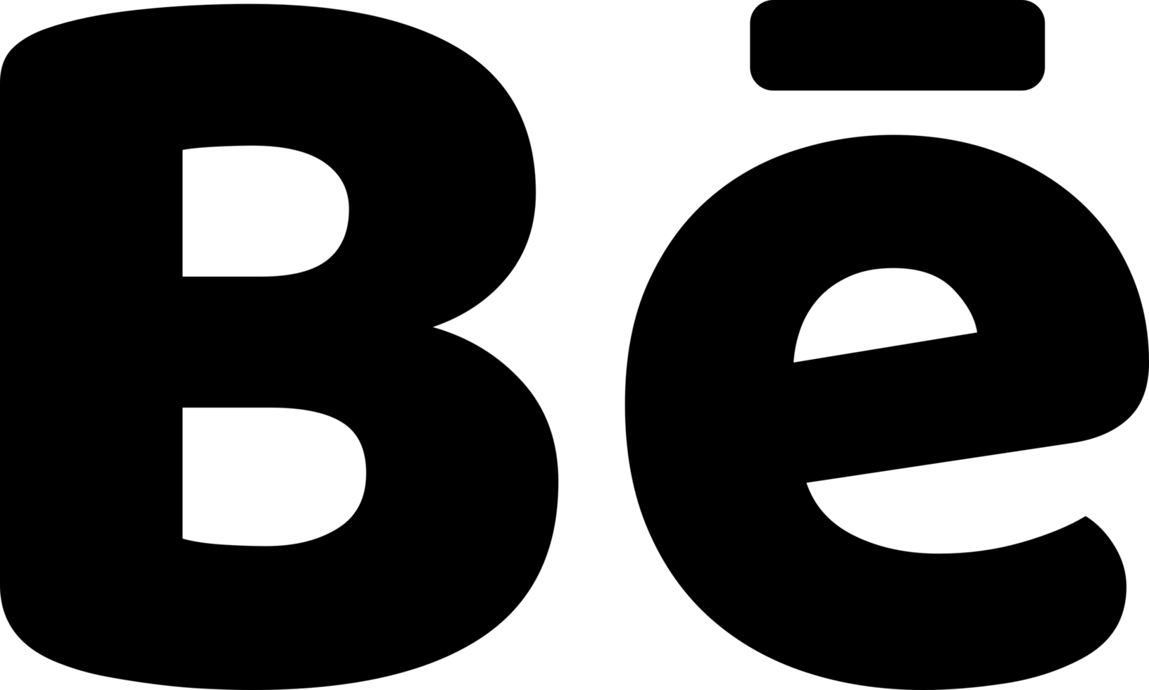 word B and e png
