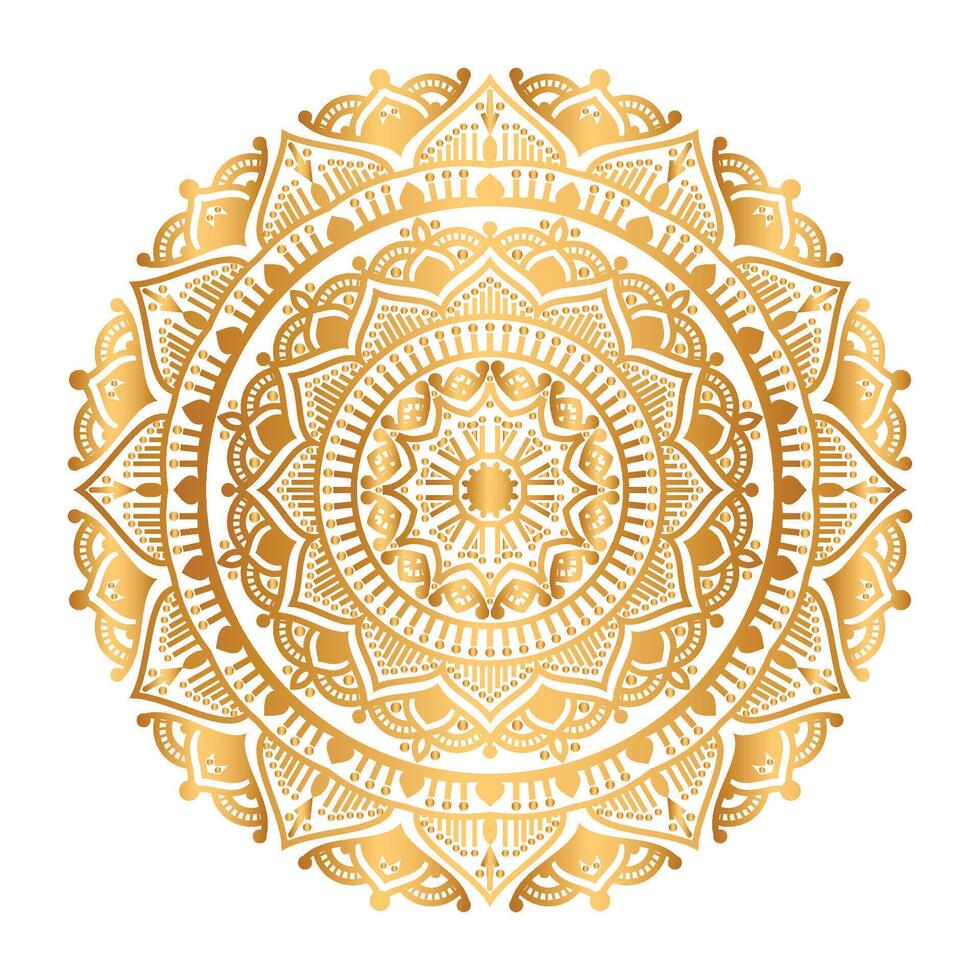 Abstract Coloring Mandala Design Art vector