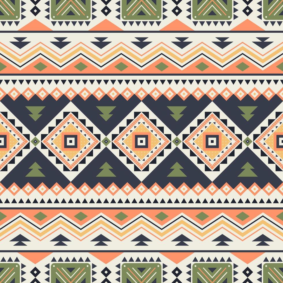 Tribal striped seamless pattern. Aztec geometric background. Can be used in textile design, web design for making wrapping, envelope, backpacks vector