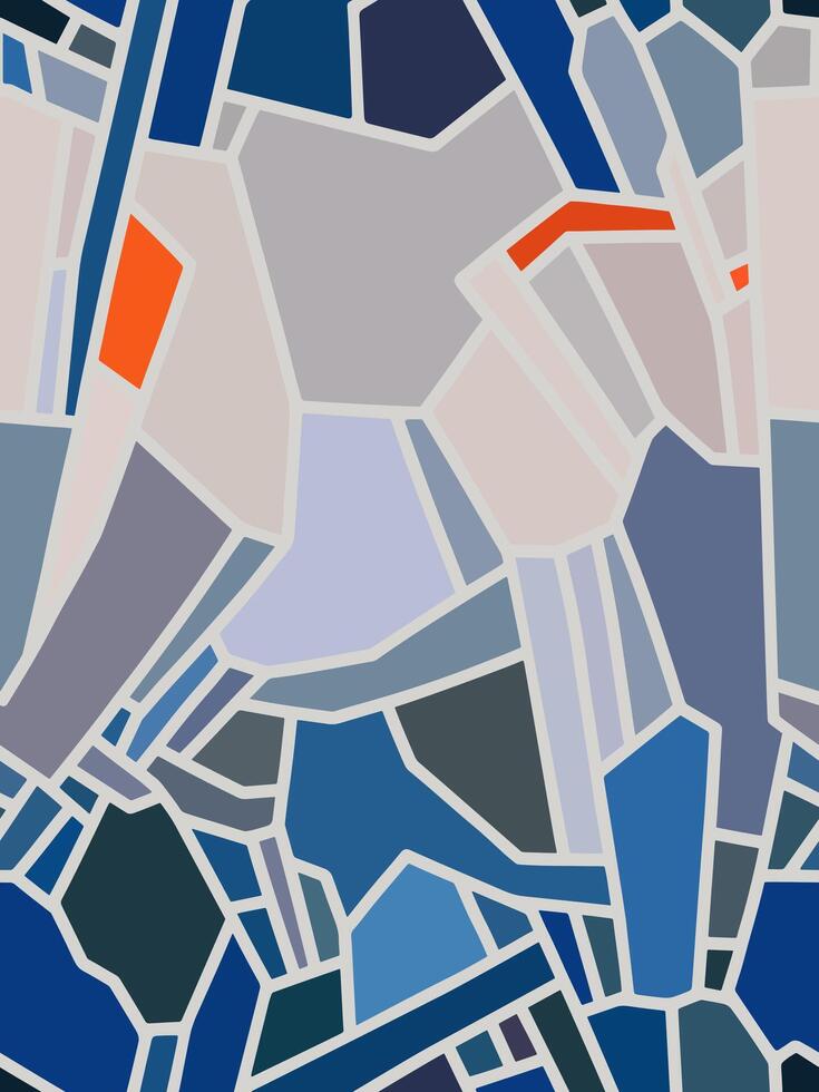 Calm crystal pattern inspired by sea layers vector