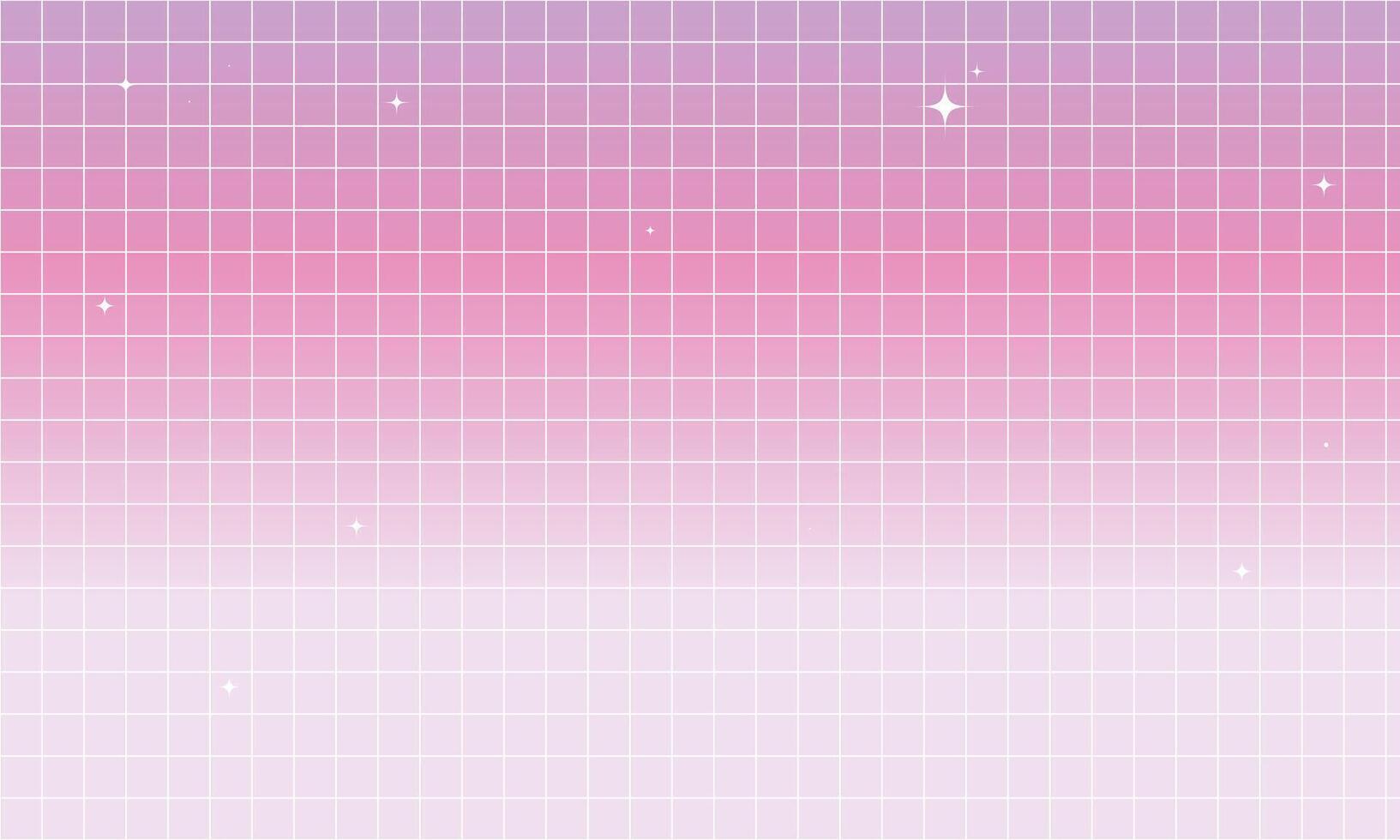 Cute Pink Gradient Checkered Background with sparkles vector