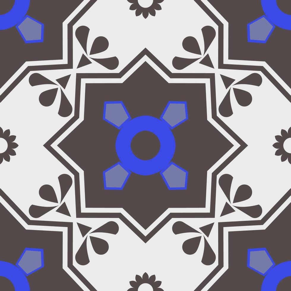 Geometric seamless pattern for background design,wrapping paper,mosaic design vector