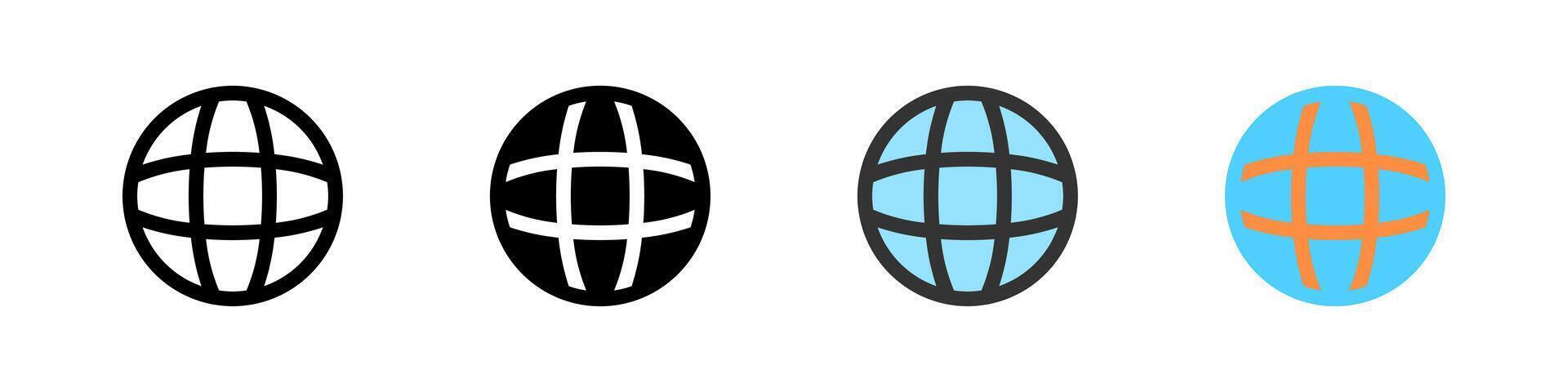 Icon set for website. Ideal for browsers, apps, or online interfaces. vector