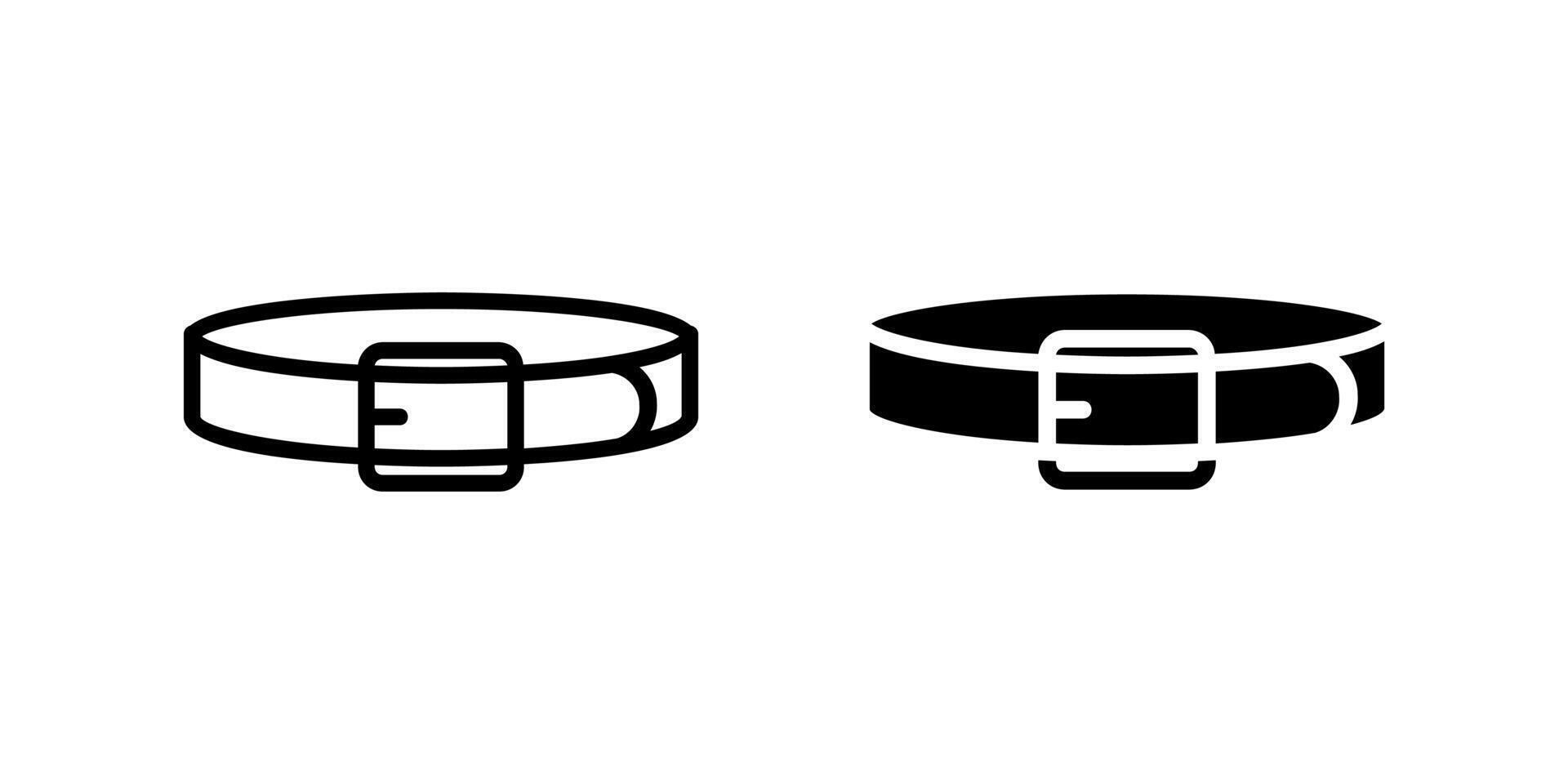 Belt icon set. Suitable for e-commerce websites, fashion apps, and online shopping platforms. Symbol of fashion, accessory, style, and outfit. vector