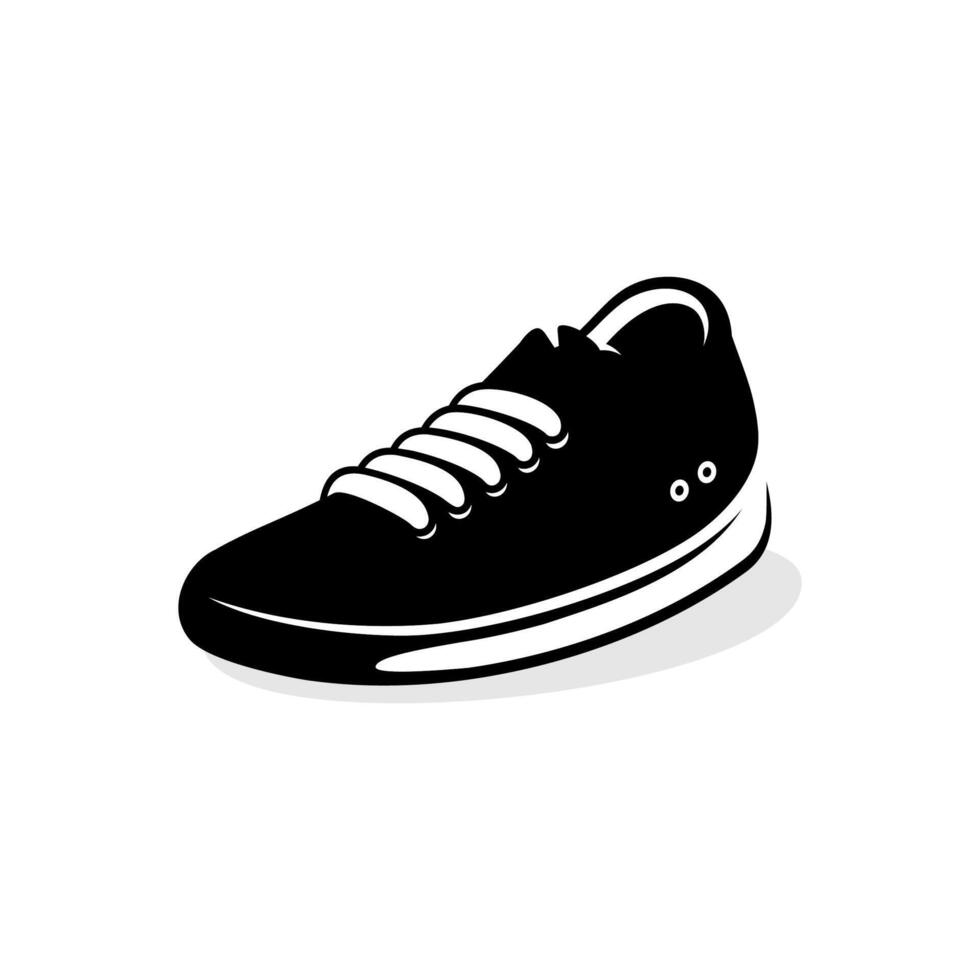 BLACK SHOE DESIGN vector