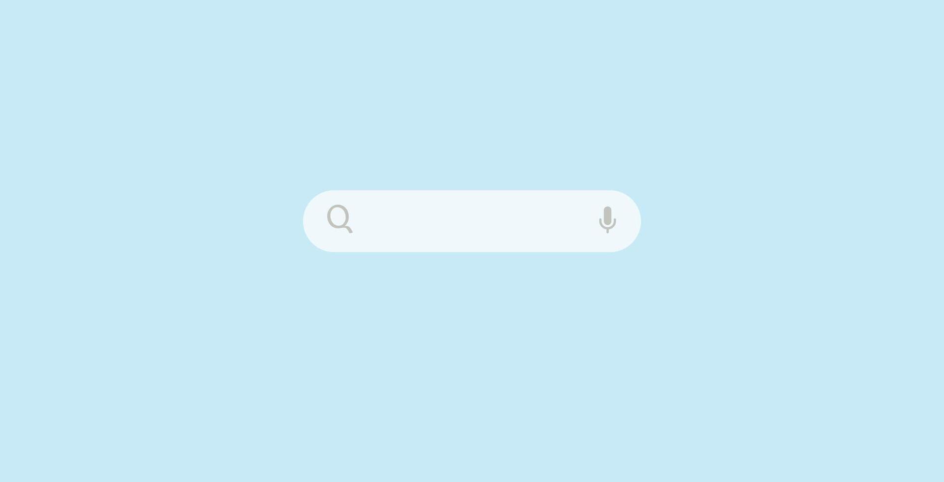 Search bar design element. Search Bar for UI. vector