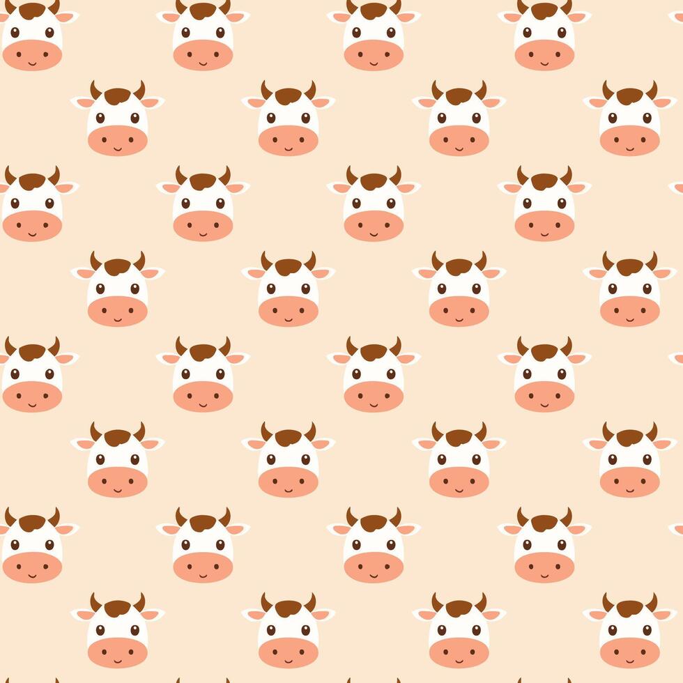 Cow pattern design vector