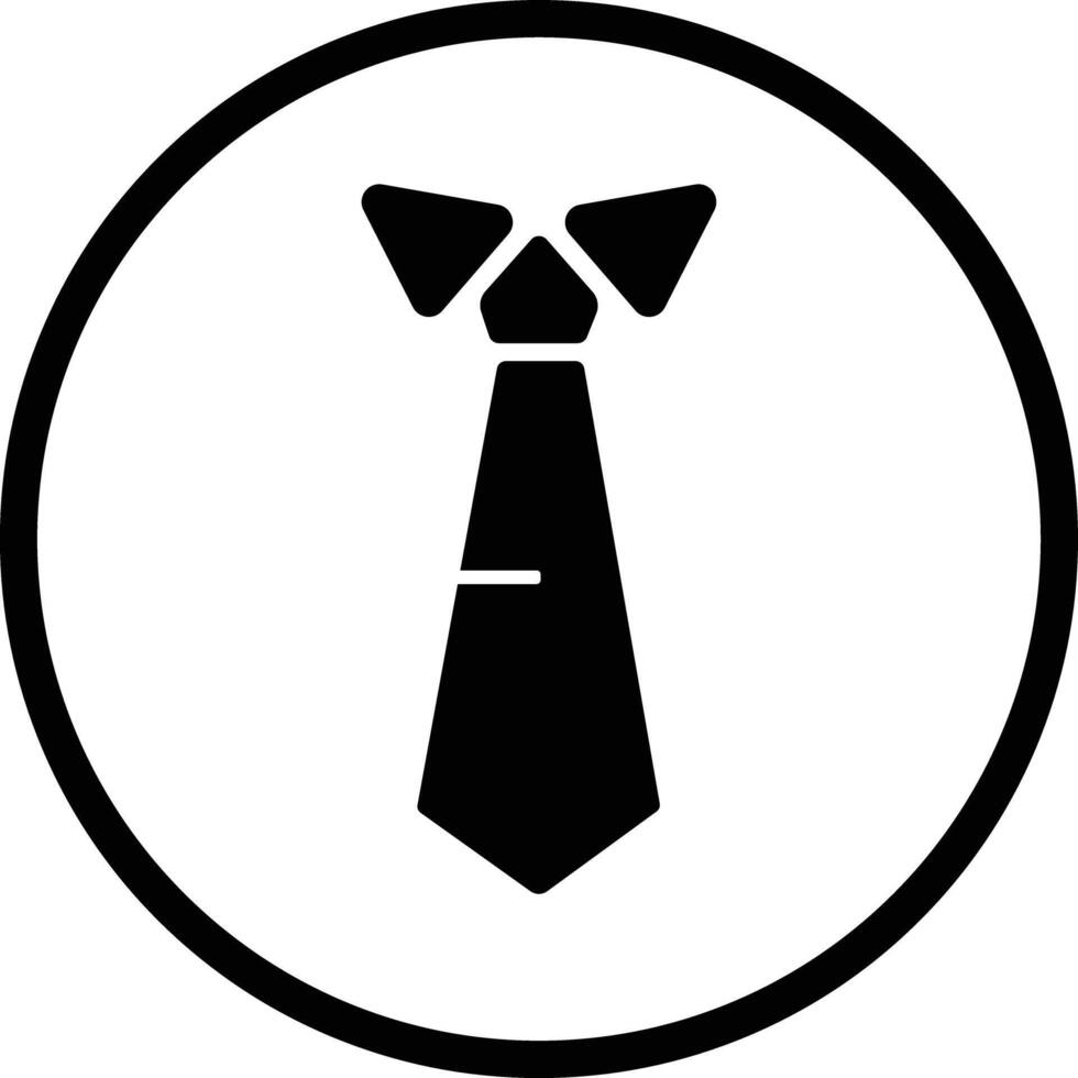 tie logo design inspiration. Tie of a businessman icon. executive logo. office icon. icon of a tie in a circle. design in trendy style vector