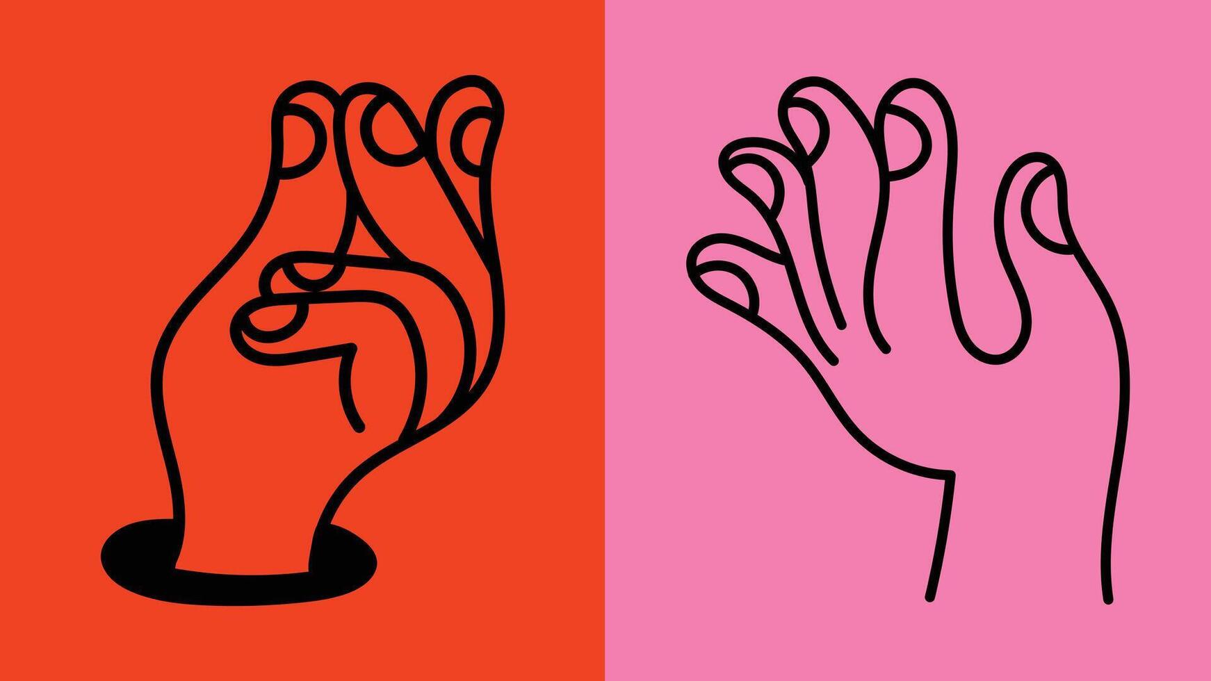 Abstract hand doodles and creative linear sketches. Trendy minimal art for content and brand visuals. vector
