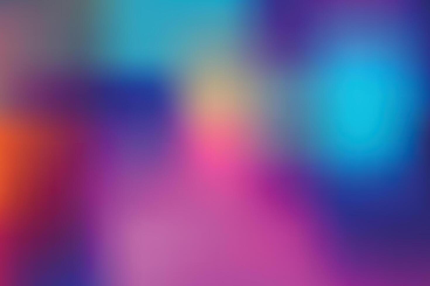 Smooth soft mesh gradient background in dark blue pink orange and purple blur style backdrop vector