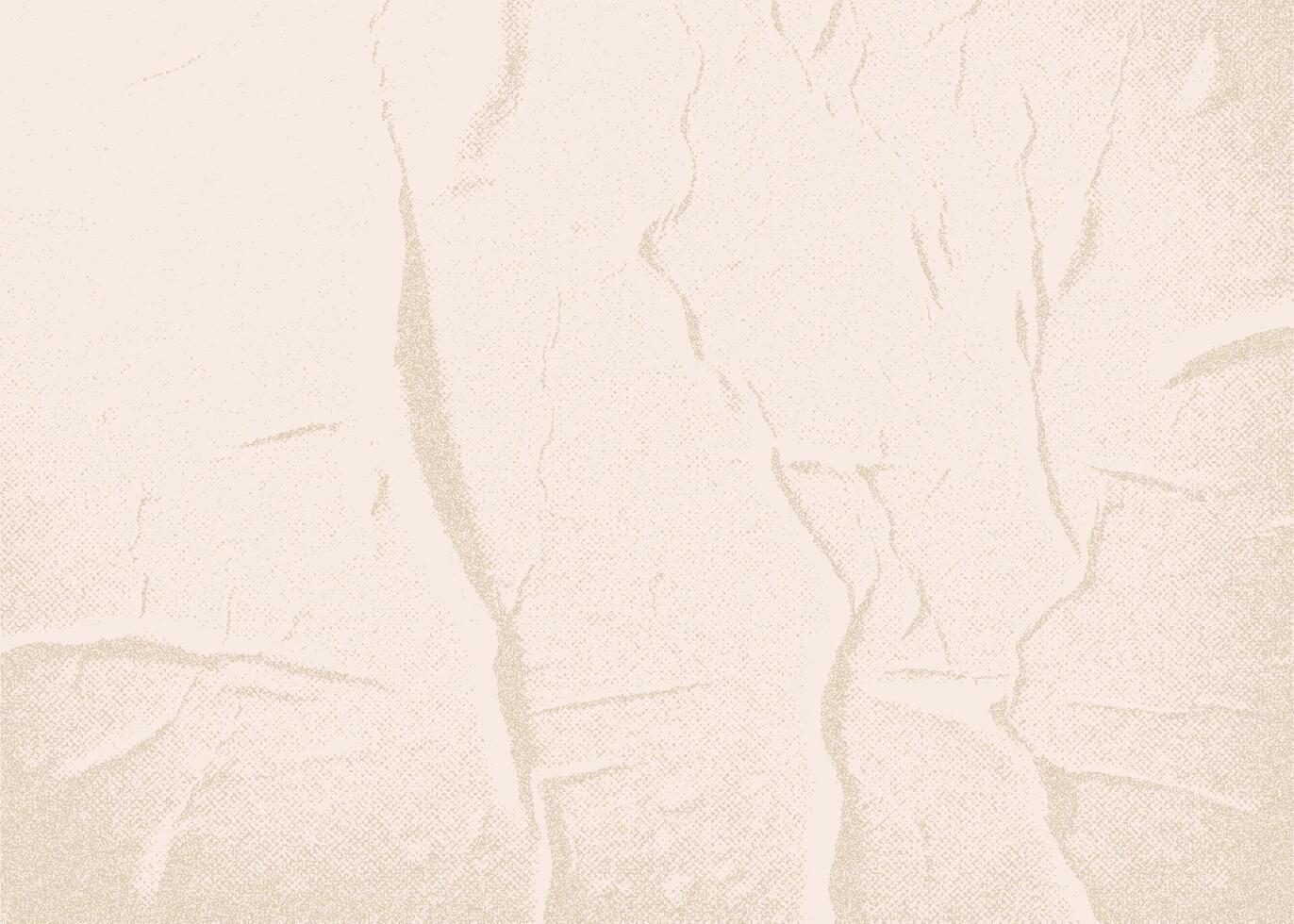 Pastel grain paper texture. White cream grunge surface background. Vintage textured with folds and unevenness, dots, flecks, particles, specks, specks. Halftone effect craft repeating wallpaper vector