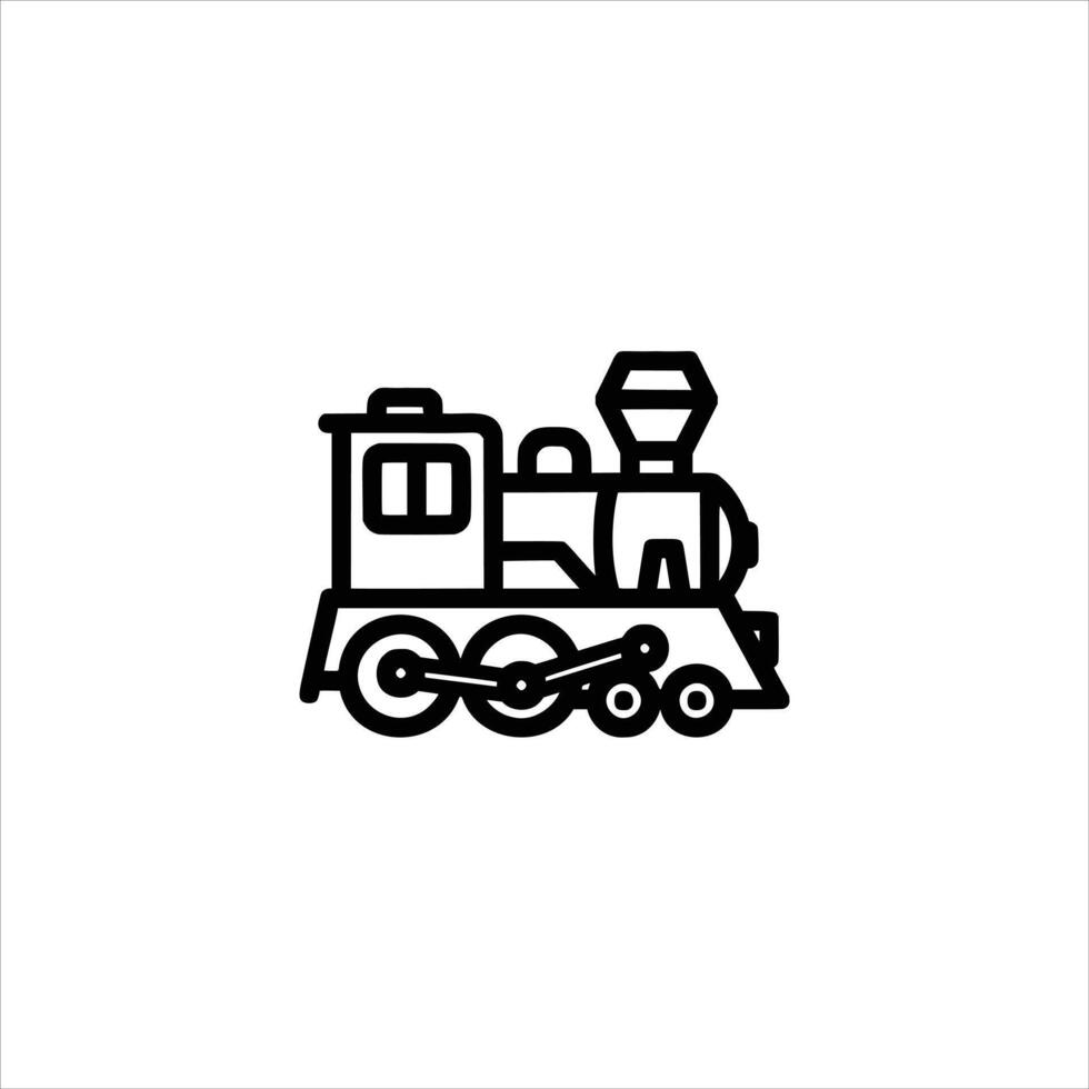Simple Train Engine vector