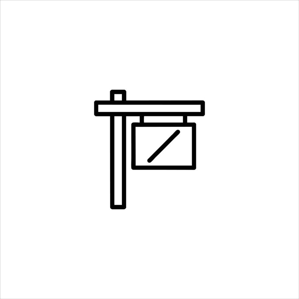 Sold Sign For Real Estate Transaction vector