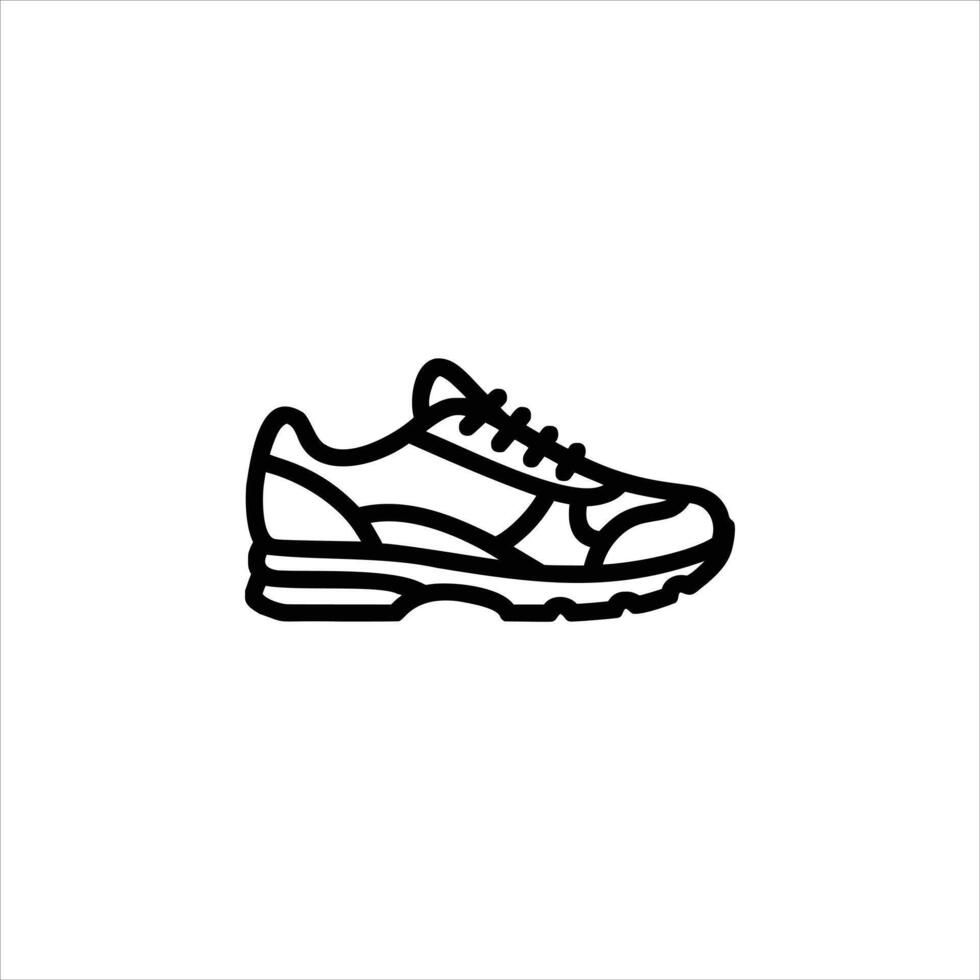 Simple Running Shoe vector
