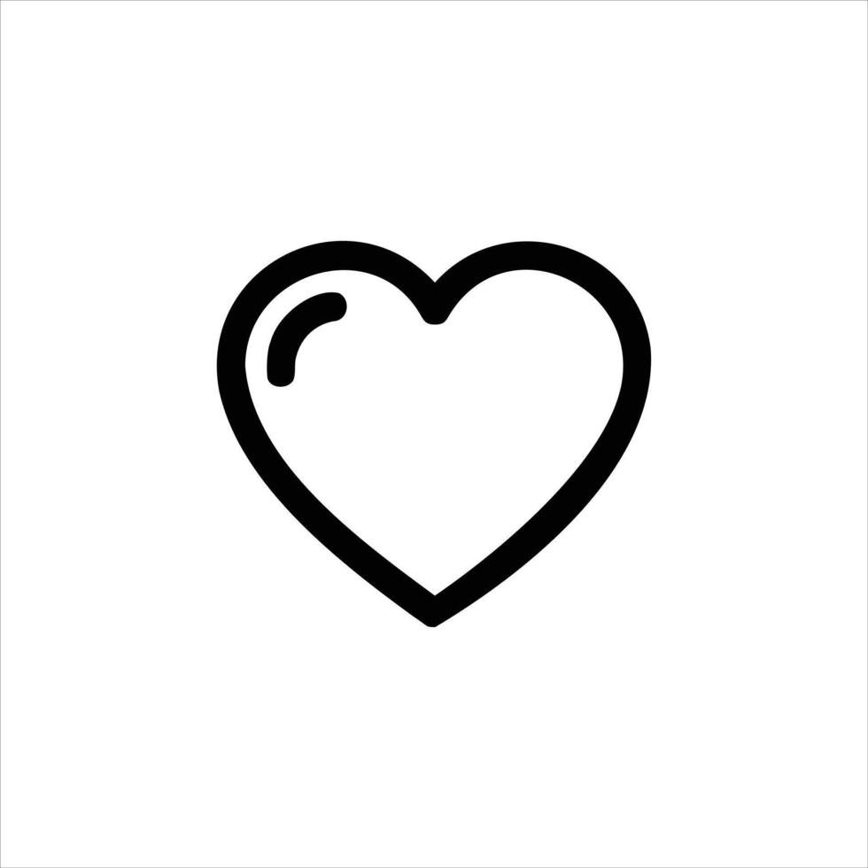 Simple Heart Symbol vector