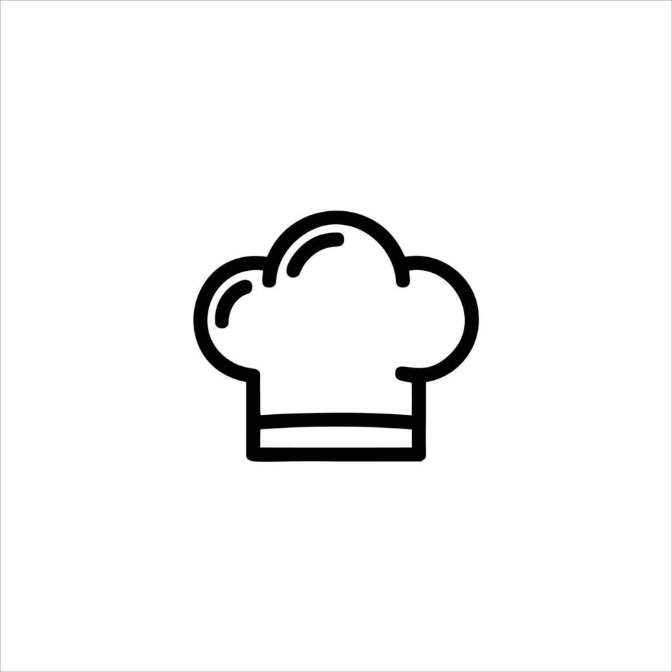 Simple Chef Hat vector