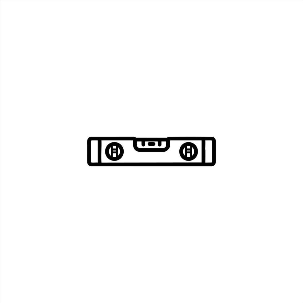 Spirit Level Tool For Construction Balancing vector