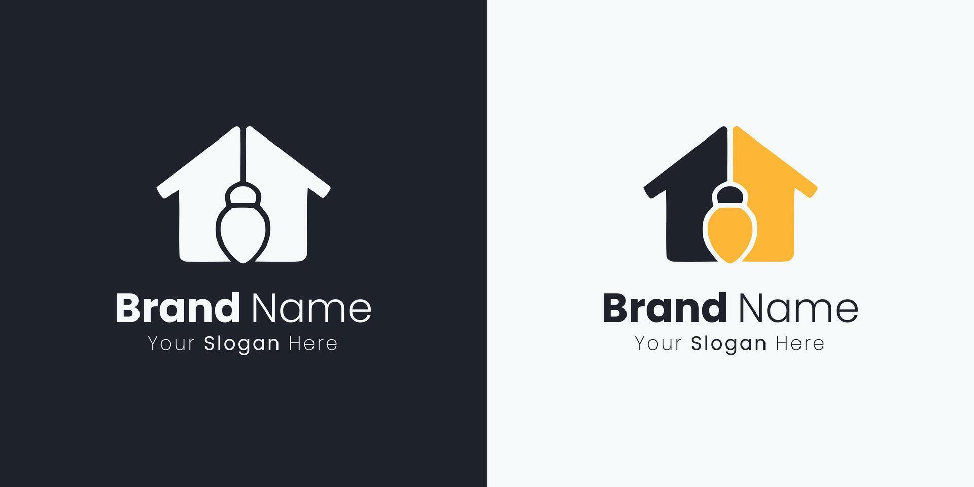 Simple House Cleaning Logo Concept Best Idea For Your Business Identity Brand vector