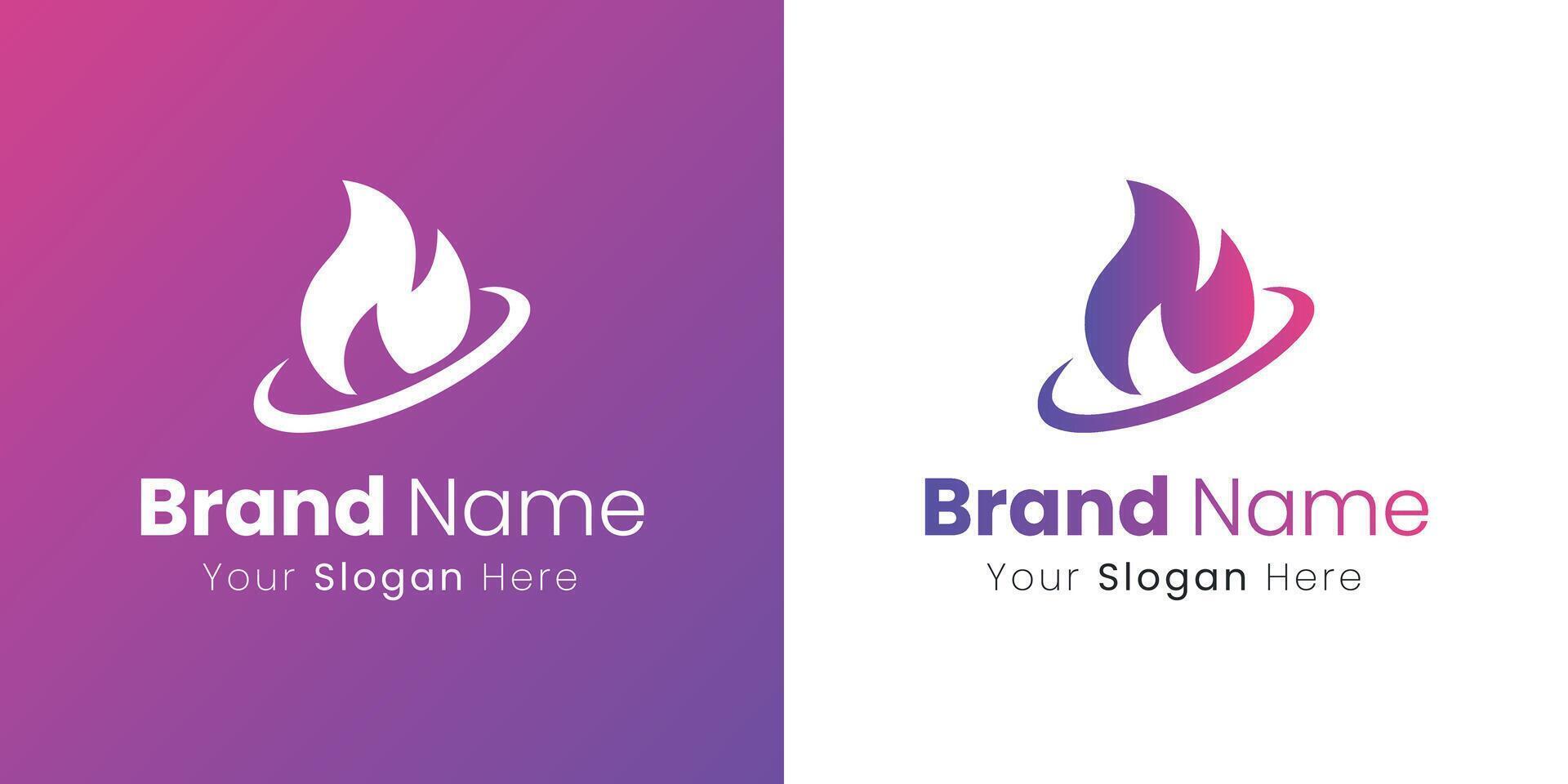 Ignite Your Brand Creative Logo Design Showcasing Innovative Branding and Graphic Excellence vector