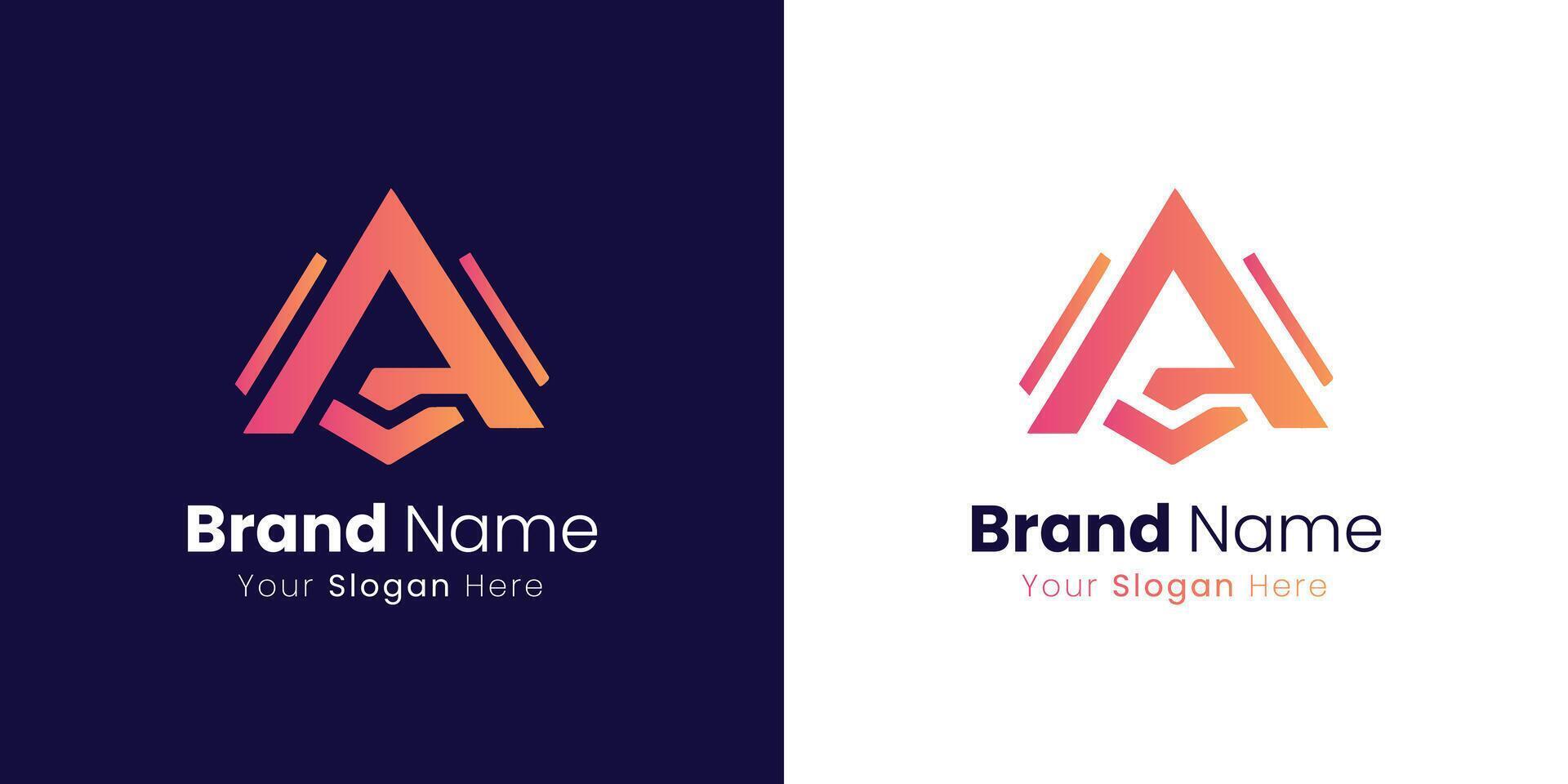 Logo Design Illustrating Modern Geometric Shapes for Brand Identity and Company Representation vector