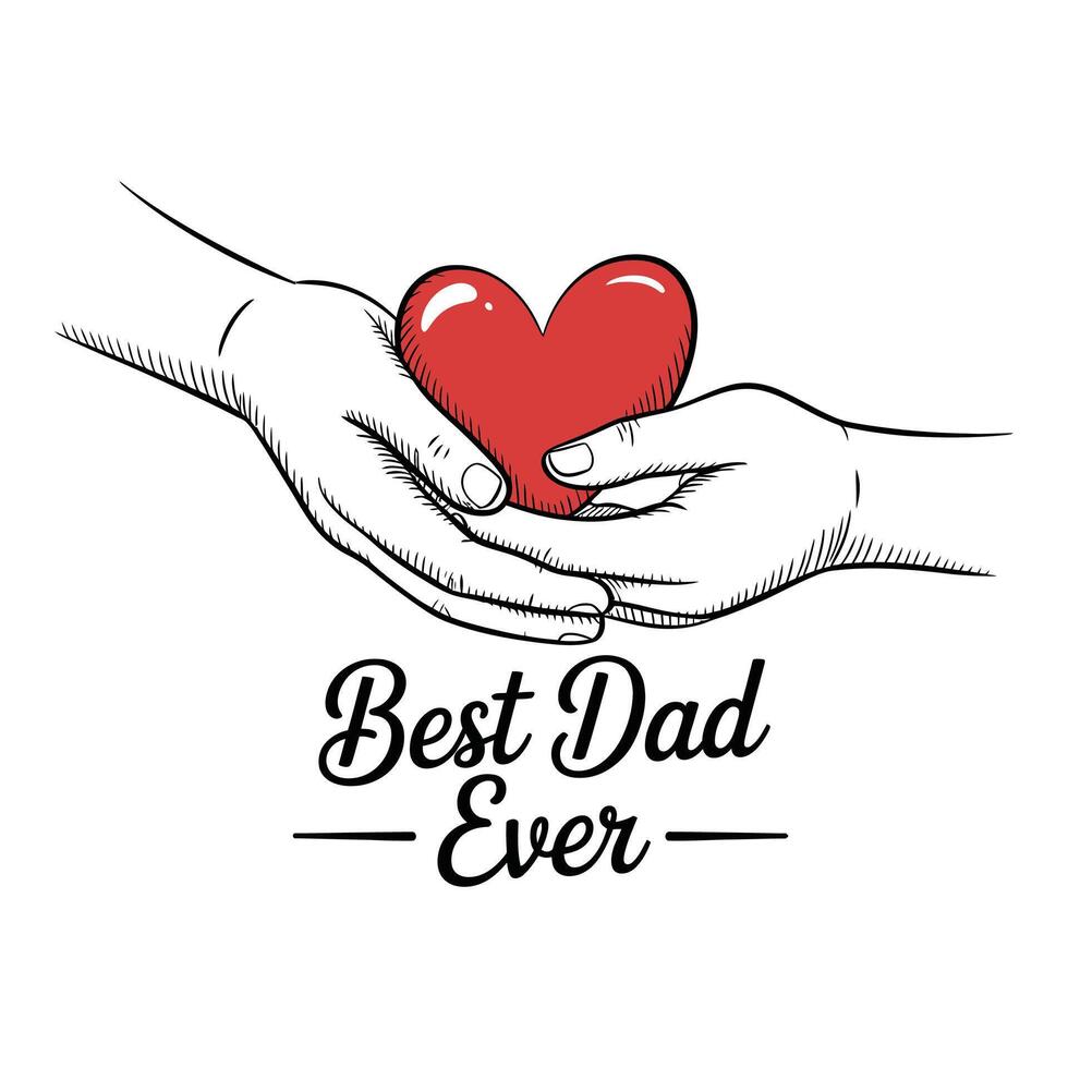 A Father's Day graphic to honour fathers and father figures vector