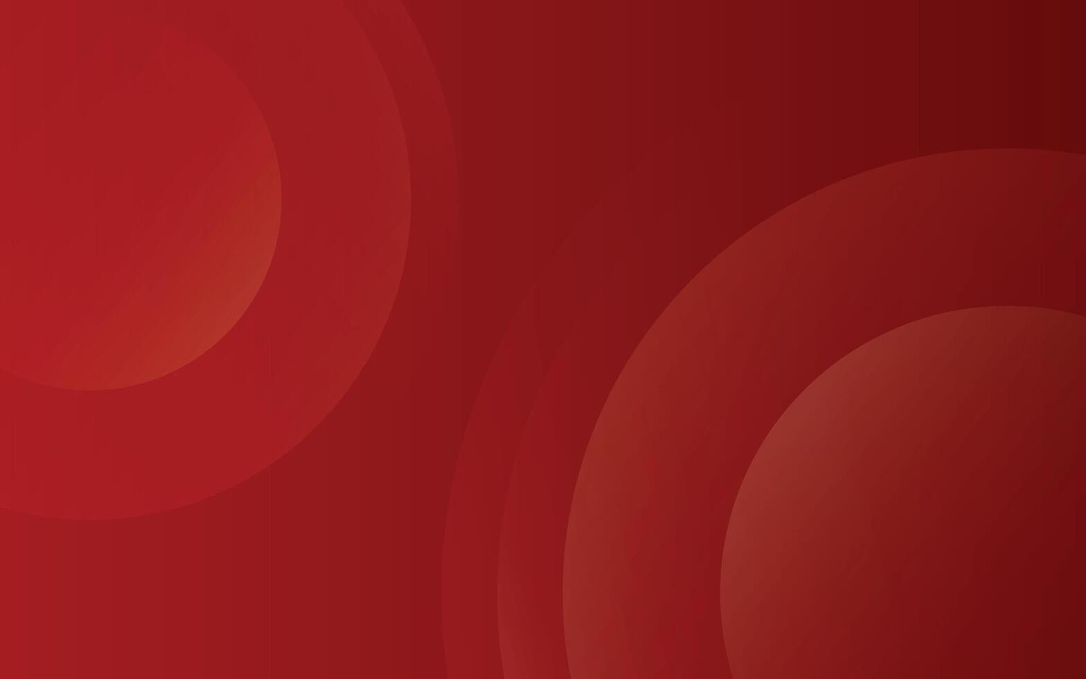 Elegant Red Abstract Background with Overlapping Circles. Modern Minimal Design for Business and Presentation. Illustration 10 eps. vector