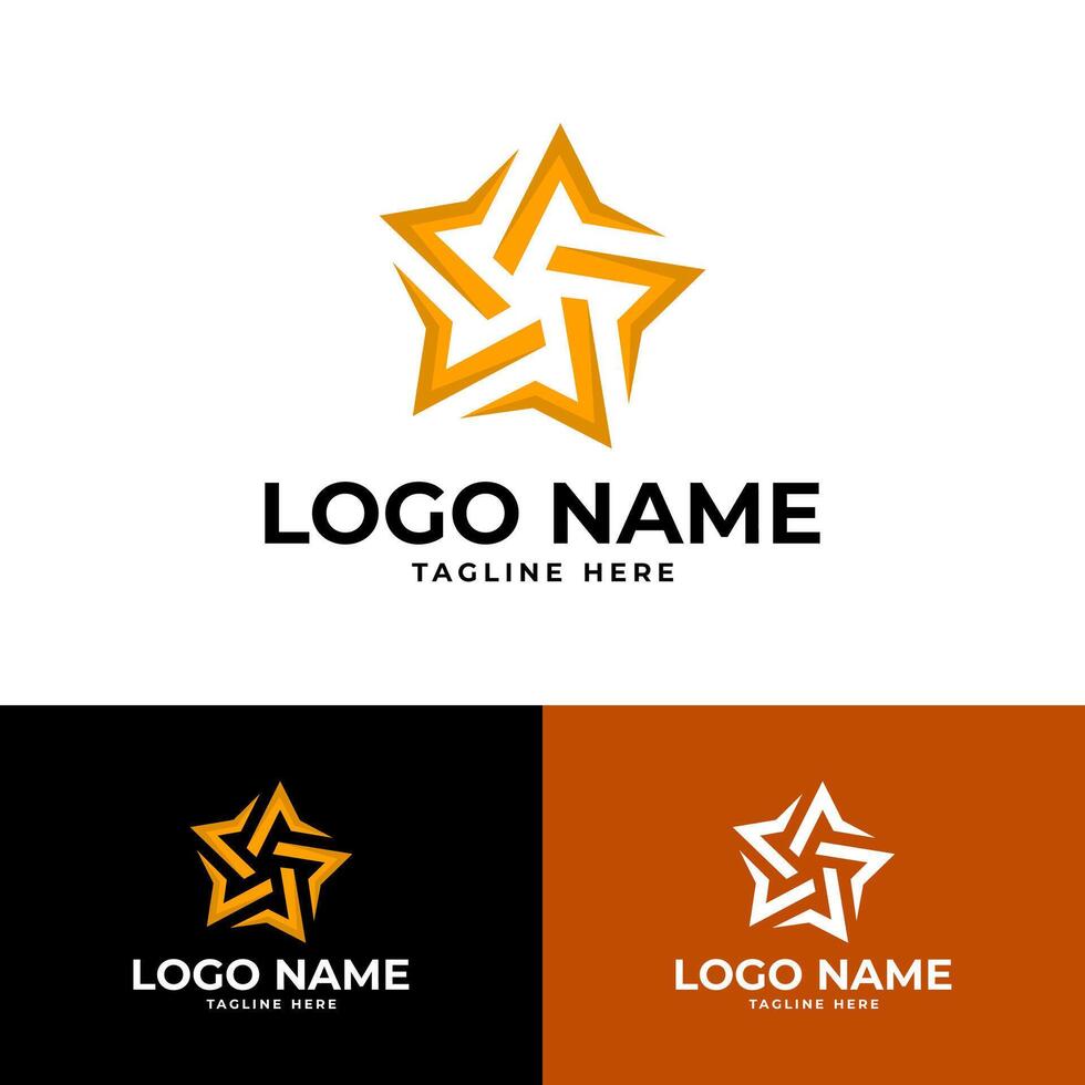 star logo design template illustration vector