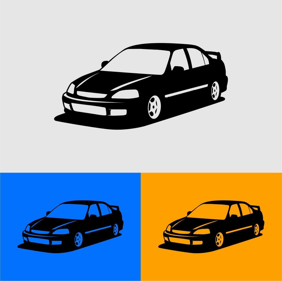 car silhouette image design vector