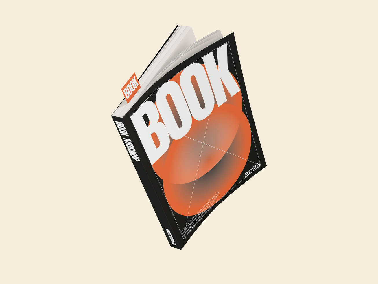 Cover Book Magazine Mockup psd