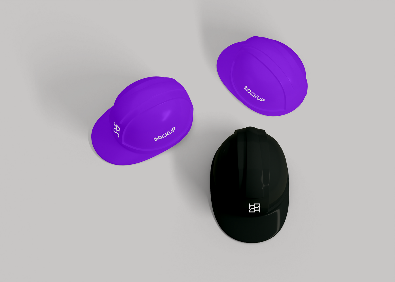 Worker Helmet Mockup psd