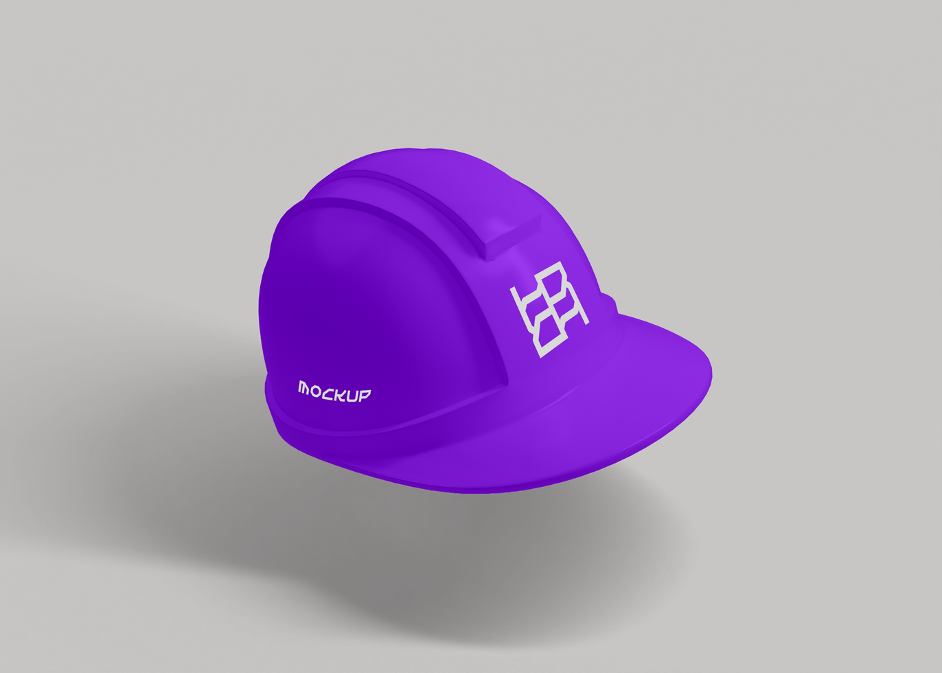 Clean Safety Helmet Mockup psd