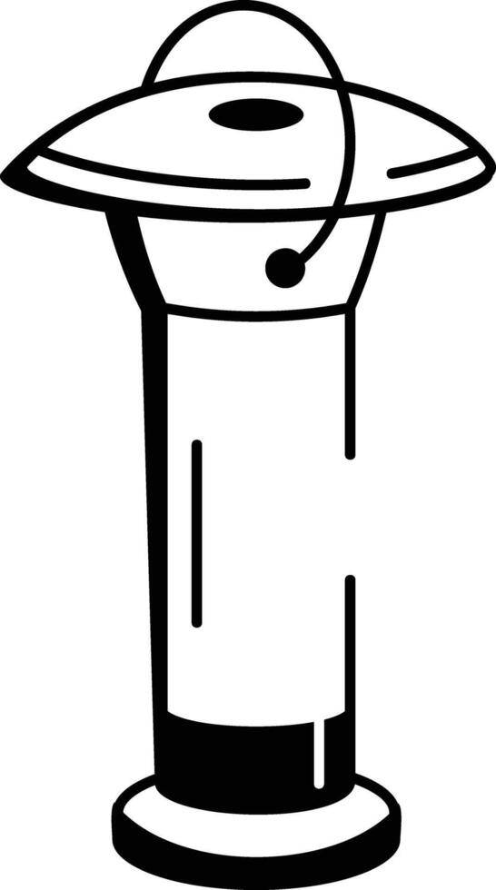A doodle style icon of seed dispenser vector