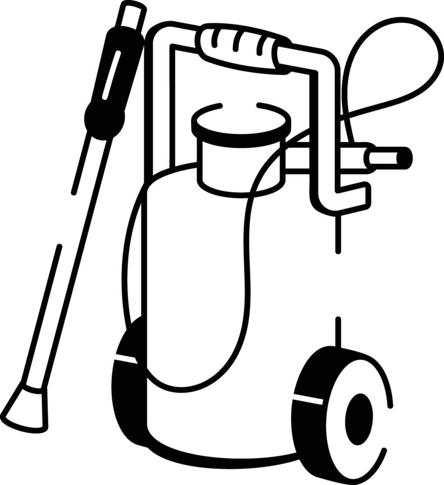 A drawing style icon of garden spray vector