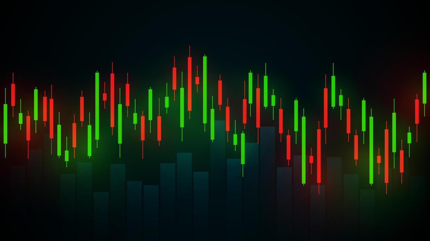 creative Stock market forex trading graph in graphic concept suitable for financial investment vector