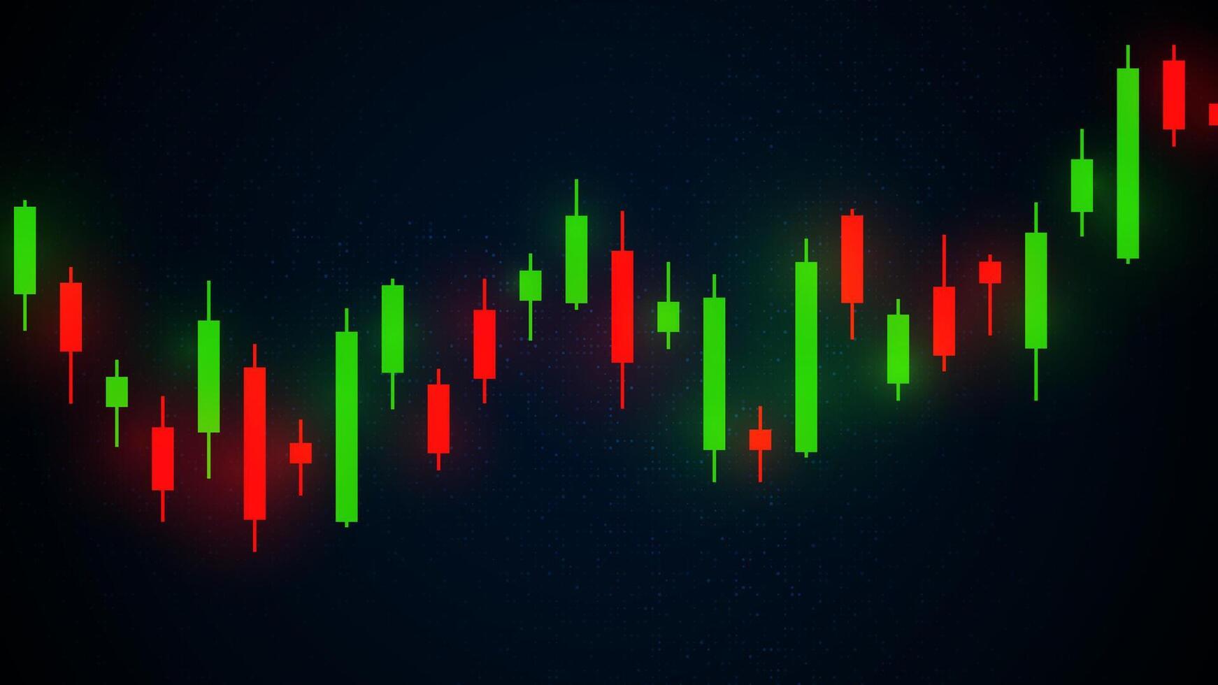 2d rendering Stock market online business concept. business Graph vector