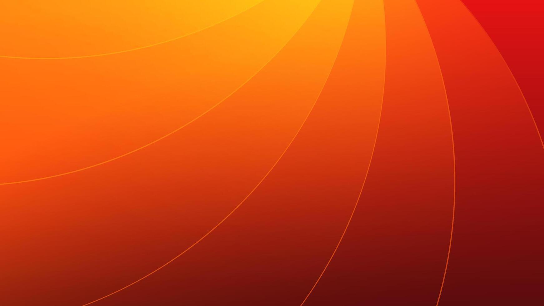 An orange and red background with a curved line vector