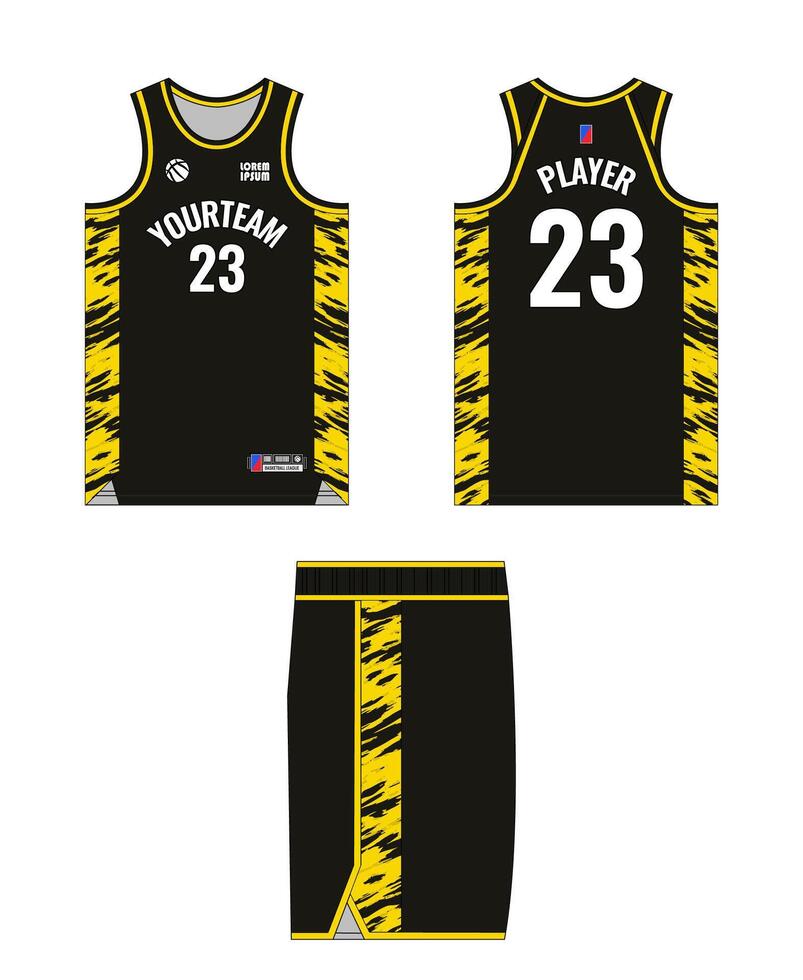 Simplistic Basketball Team Jersey vector