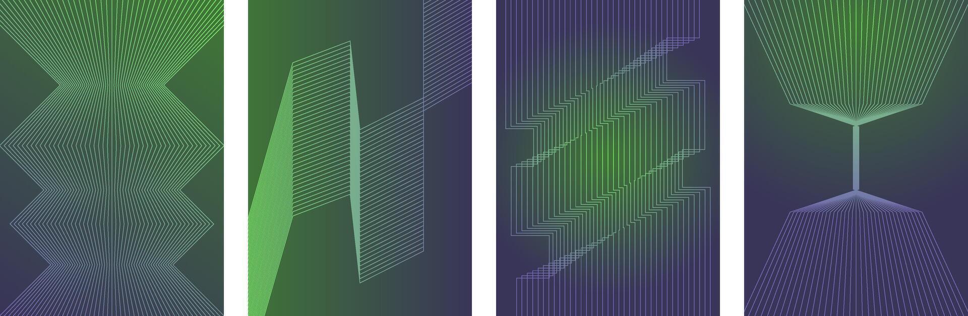 Cover template with vibrant perspective geometric prism shapes, line. Ideal design for social media, cover, banner, flyer. vector