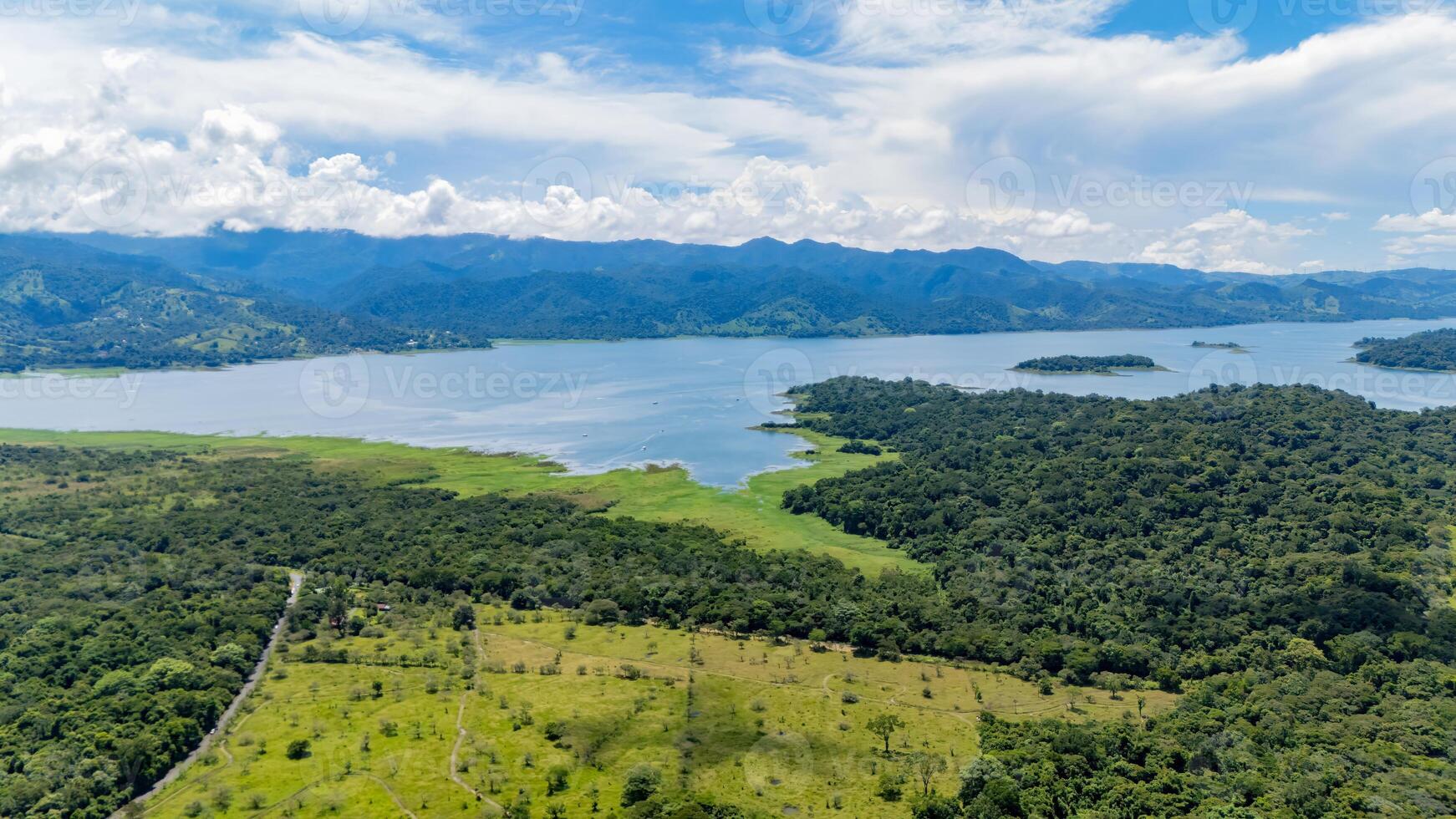 A part of Lake covering a town photo