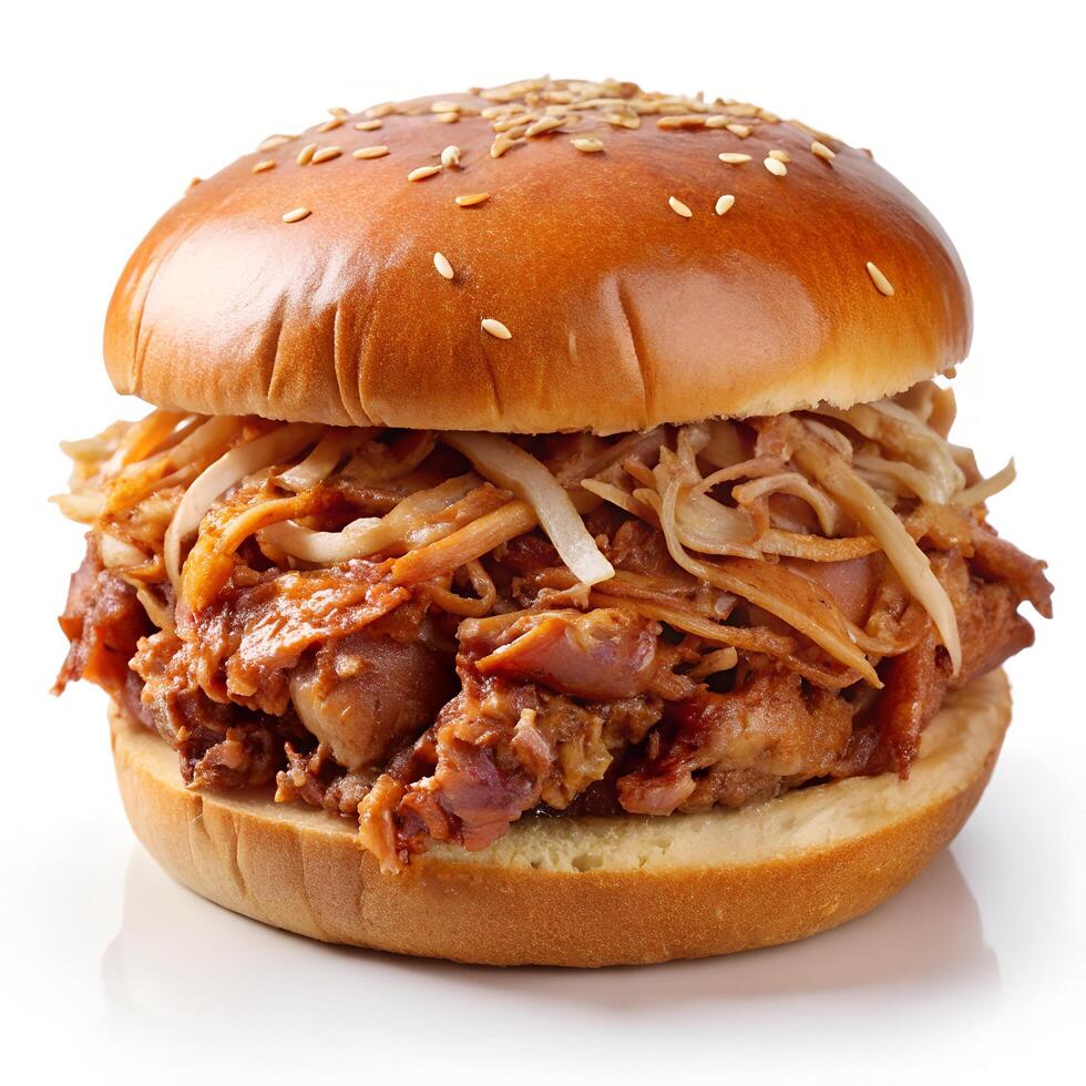 BBQ Pulled Pork Sandwich Photo