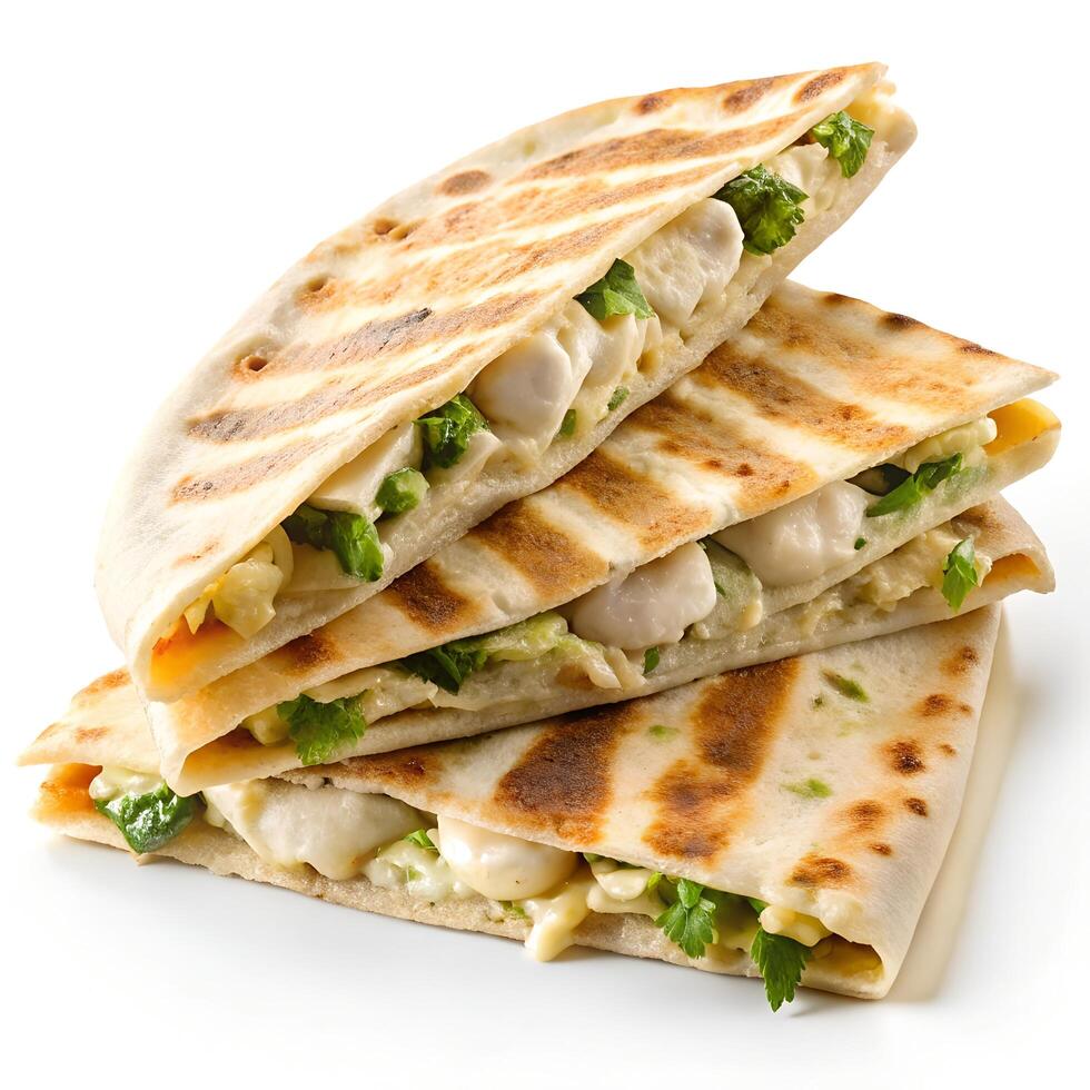 Chicken Alfredo Quesadilla Photo