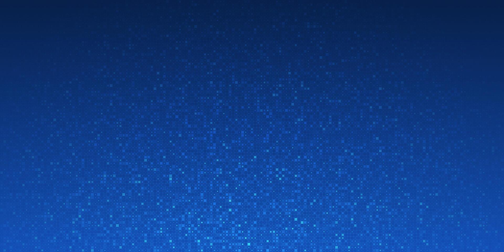 Abstract grid pixel pattern background. illustration element with square, geometric mosaic, texture on dark blue color. vector