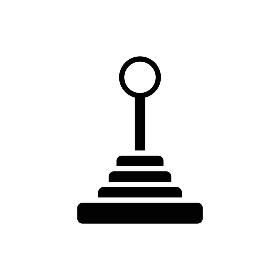 Controller glyph icon. gaming black Solid line illustration vector