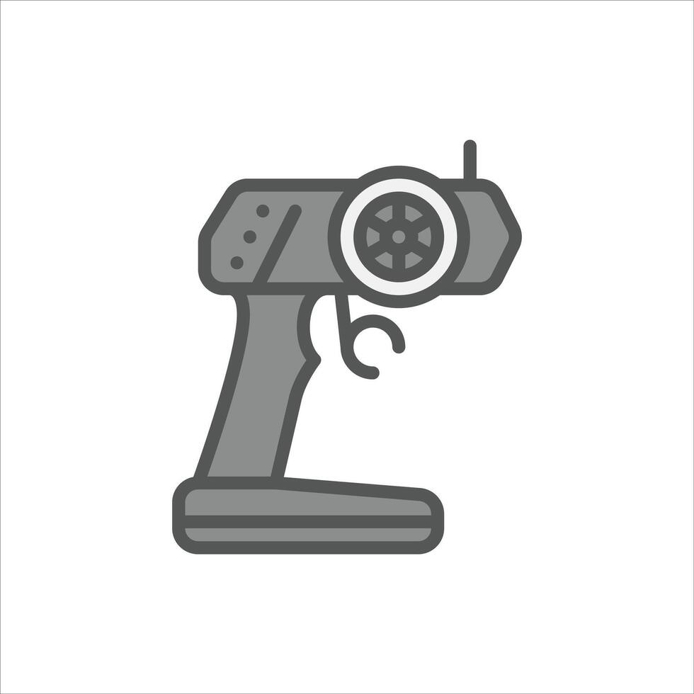 Remote Control filled outline icon, Remote Control color line illustration vector